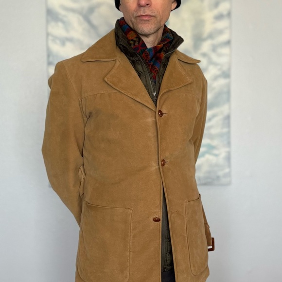 Vintage Coat, Cotton, 36R (Suede appearance) - Picture 3 of 7